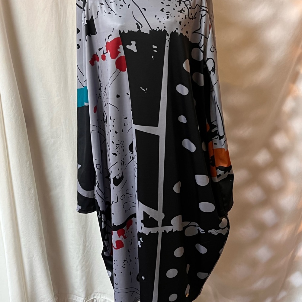 Women’s Misslook 2XL gray modern tunic dress